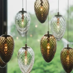 Krystallkongle grantopp 3 takpendel