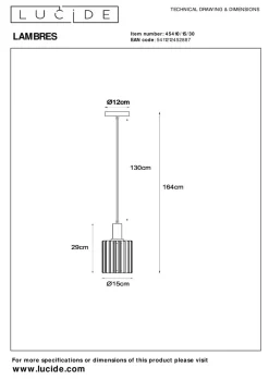 Lambers takpendel 15 cm