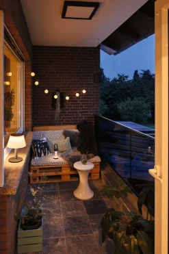 Lampion lysslynge 3,6 meter IP44 3000 Kelvin - Oppladbar via USB