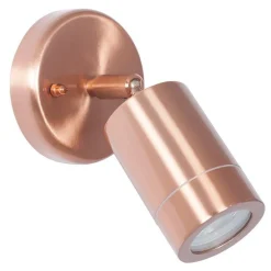 Lantana vegglampe utendørs - Polert kobber