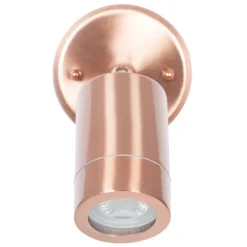 Lantana vegglampe utendørs - Polert kobber