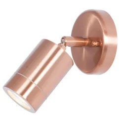 Lantana vegglampe utendørs - Polert kobber