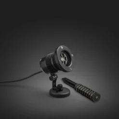 Laserlampe fargede julemotiv IP44 utendørs