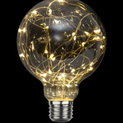 LED-pære smokey med små lys E27 (1,5W)