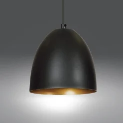 Lenox takpendel 1 lys - Svart/Gullfarget