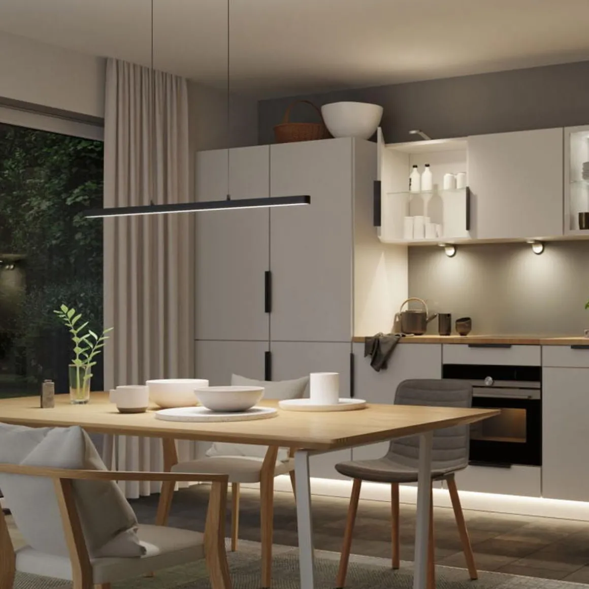 Lento takpendel 100 cm 42W 2700 Kelvin - Dimbar