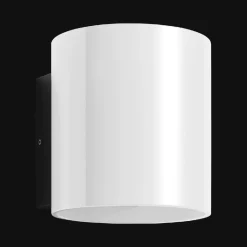 Lepus vegglampe utendørs 10W IP54 Dimbar - Mørk grå/Opal