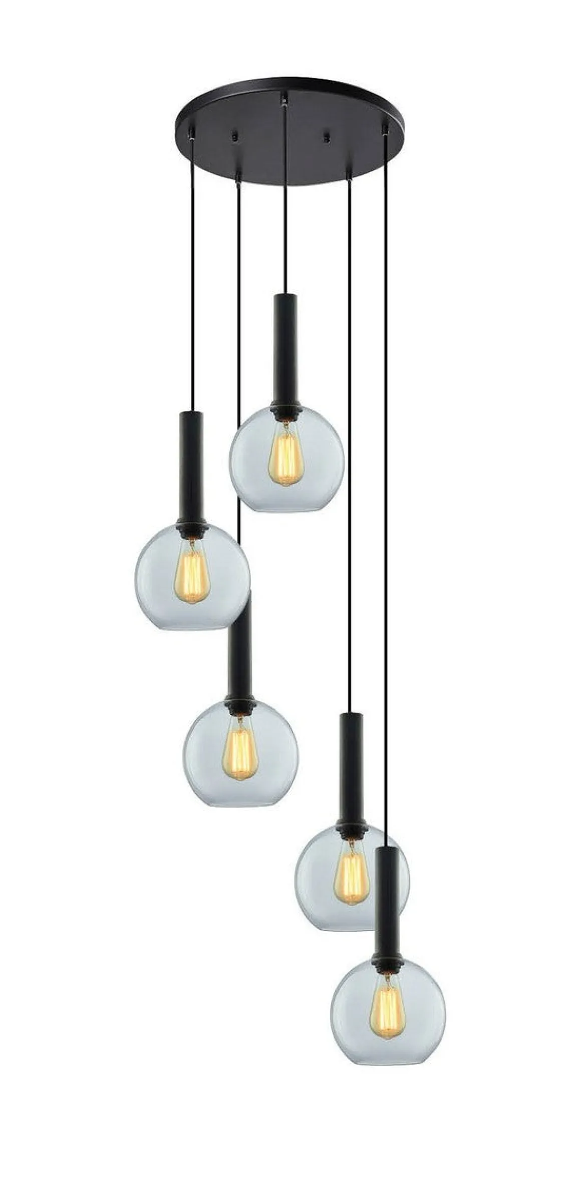 Less rondell takpendel 5 lys - Small