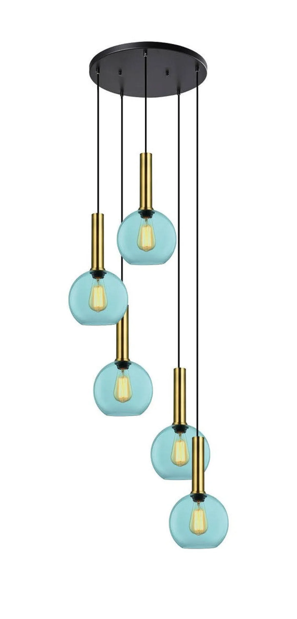 Less rondell takpendel 5 lys - Small