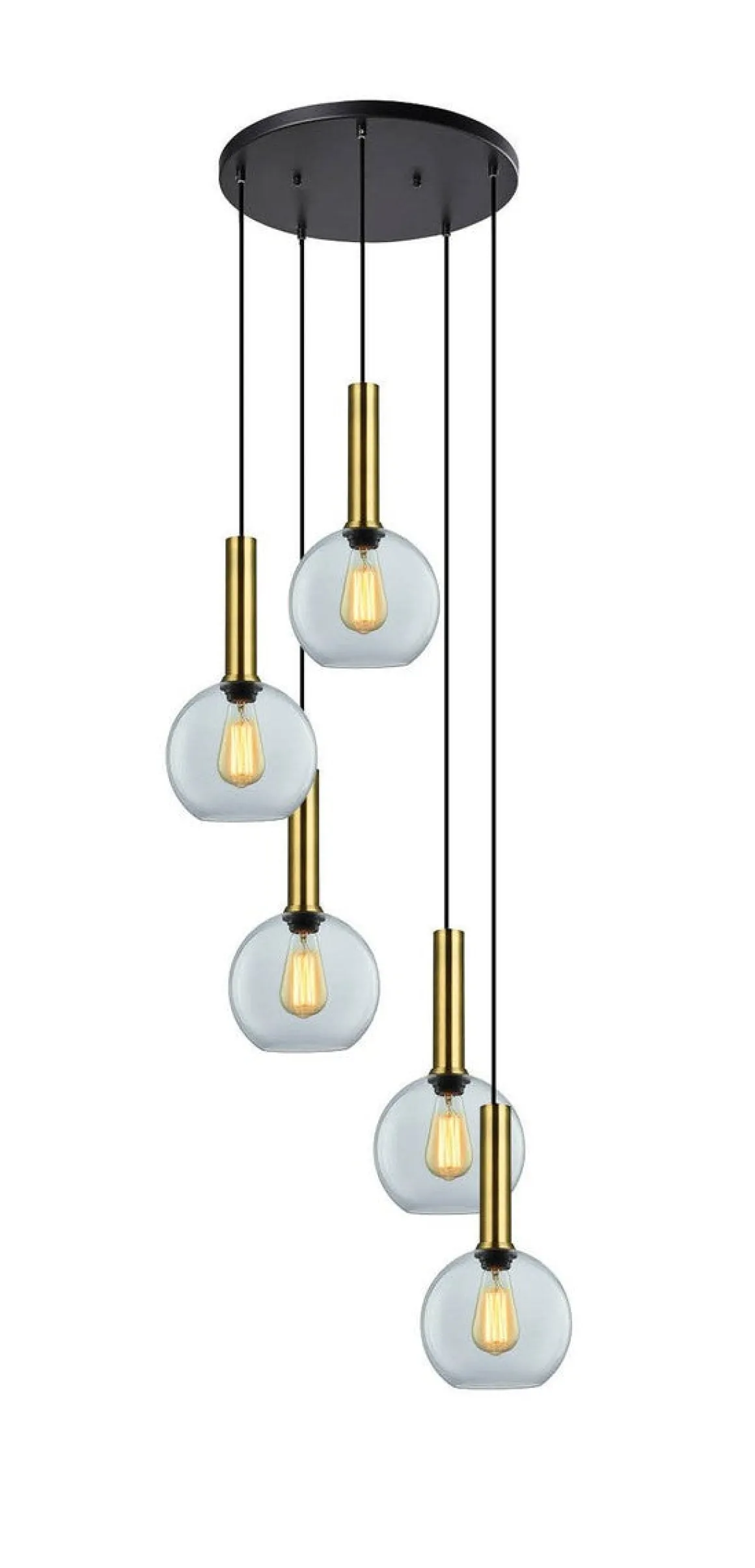 Less rondell takpendel 5 lys - Small