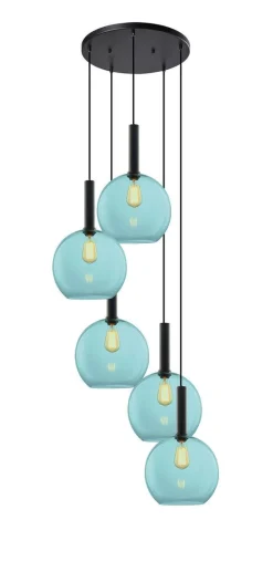 Less rondell takpendel 5 lys - Large