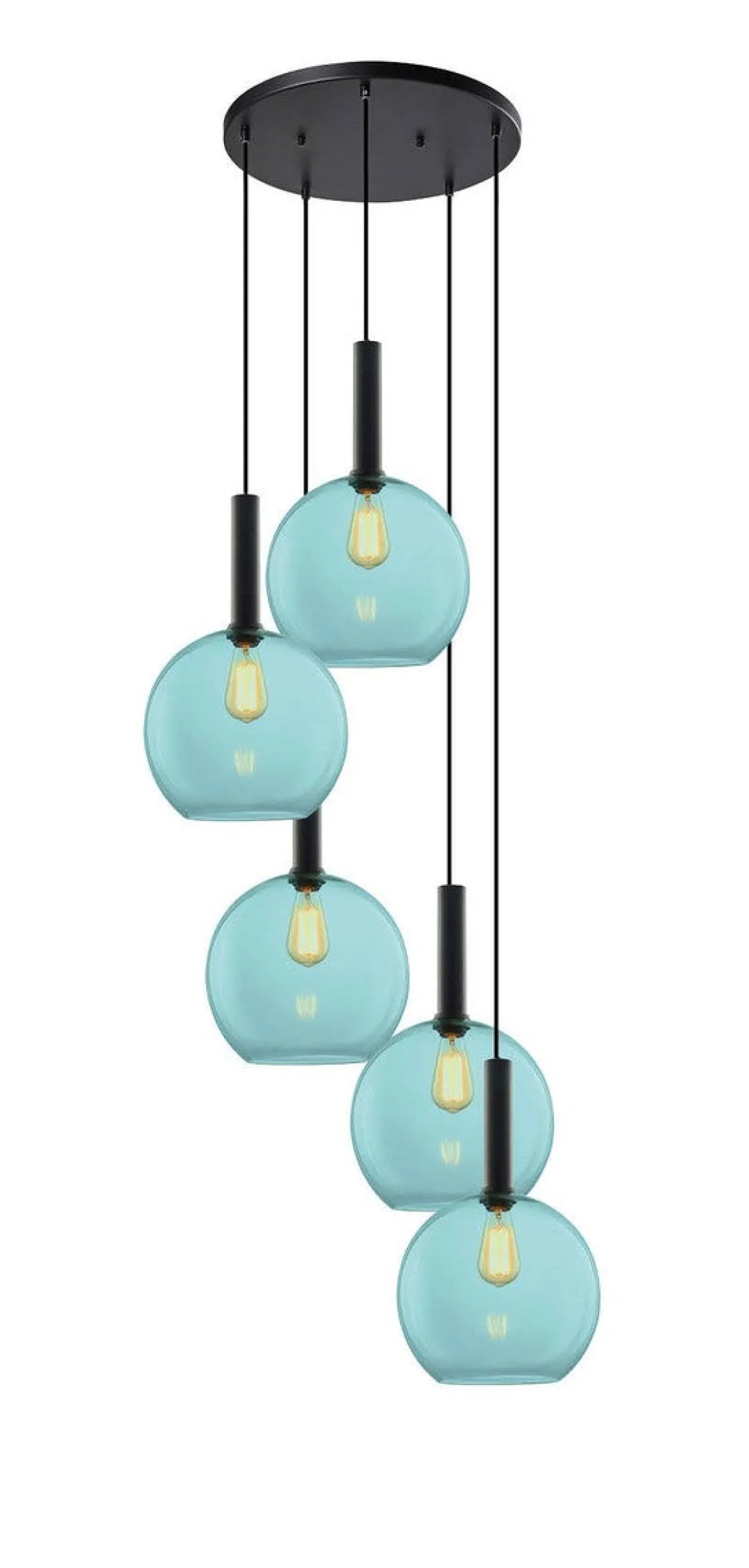 Less rondell takpendel 5 lys - Large