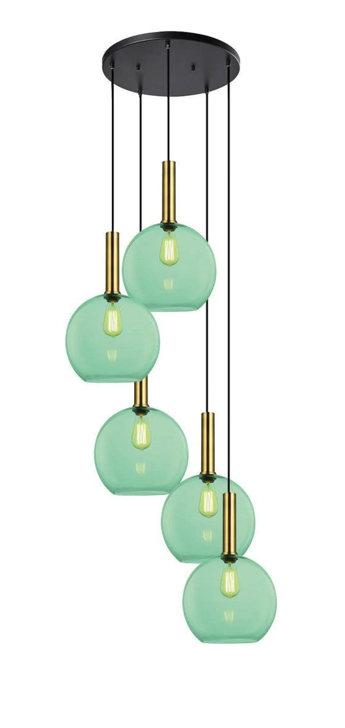 Less rondell takpendel 5 lys - Large