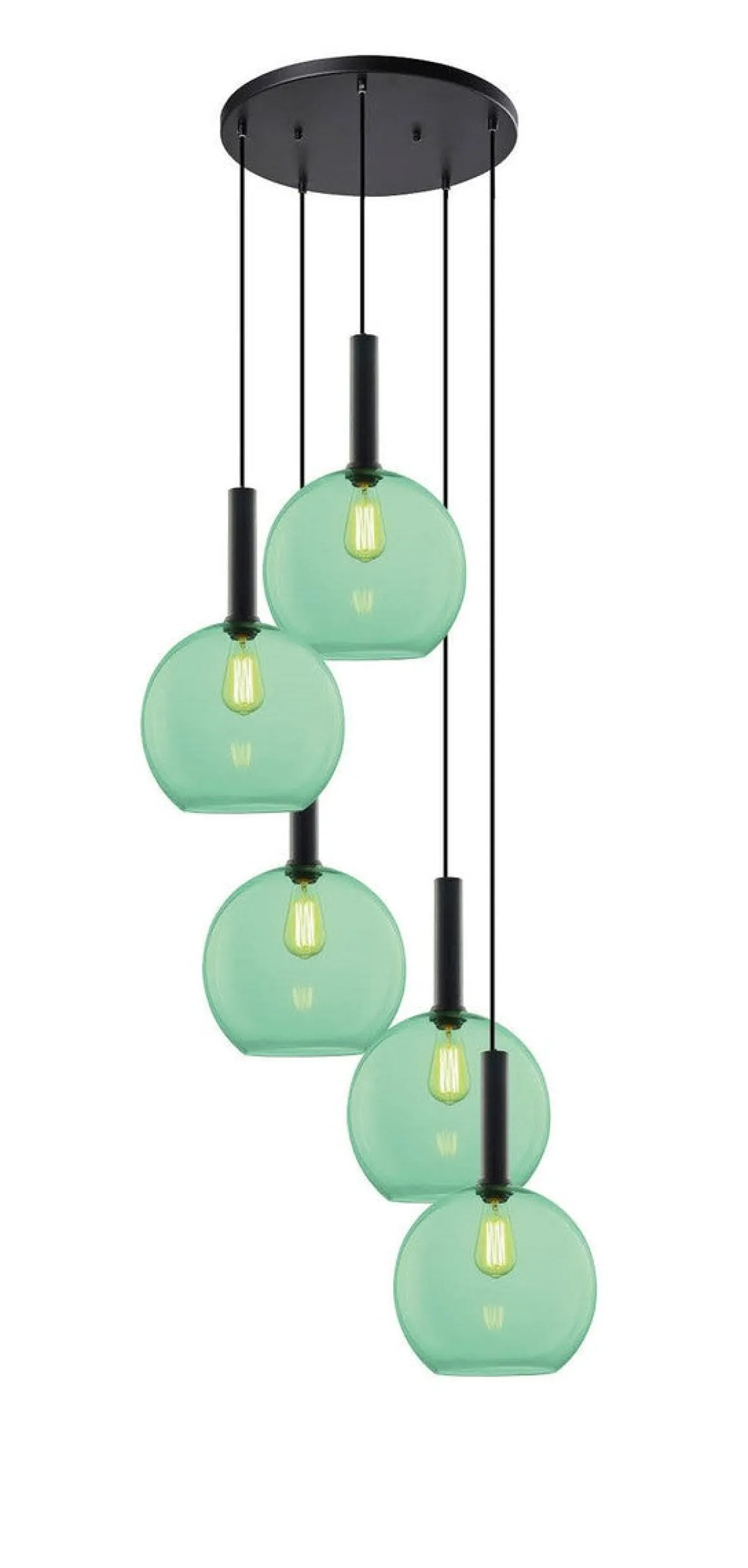 Less rondell takpendel 5 lys - Large