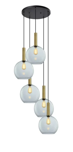 Less rondell takpendel 5 lys - Large