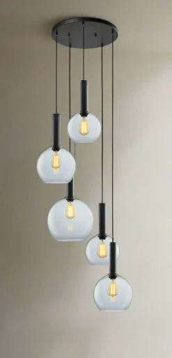 Less rondell takpendel 5 lys