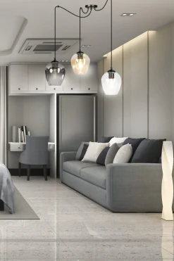 Level takpendel 3 lys - Svart/Multifarget