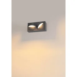 Lid dobbel vegglampe utendørs 29W 2700/3000 Kelvin IP65 - Dimbar