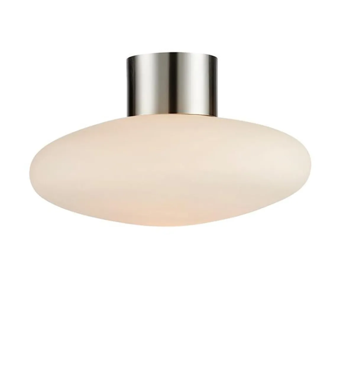 Locus vegg/taklampe - Opal/Stålfarget - Stål / Opal