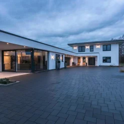 Logs vegglampe utendørs 9,5W 3000 Kelvin IP65