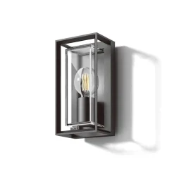 Loke vegglame utendørs IP65 E27 - Svart