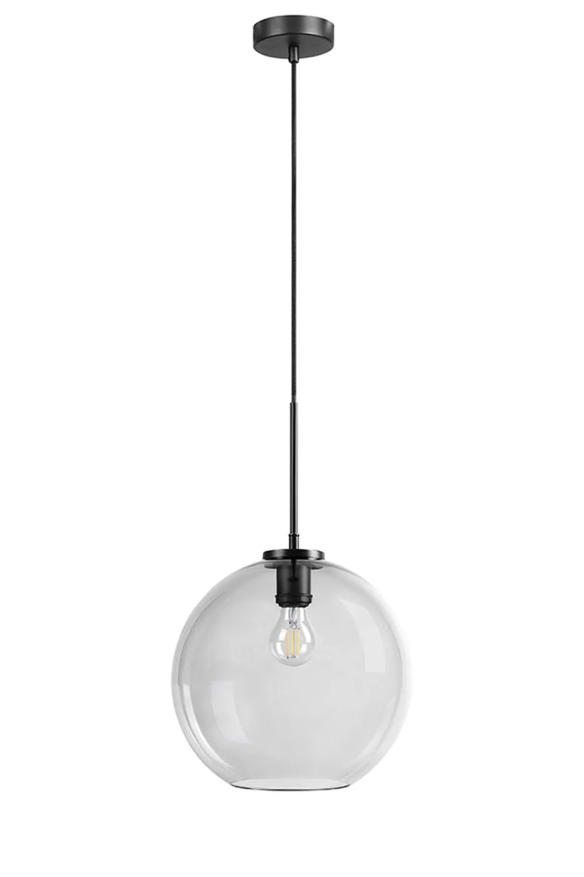 Loop takpendel 30 cm - Svart/Røykfarget