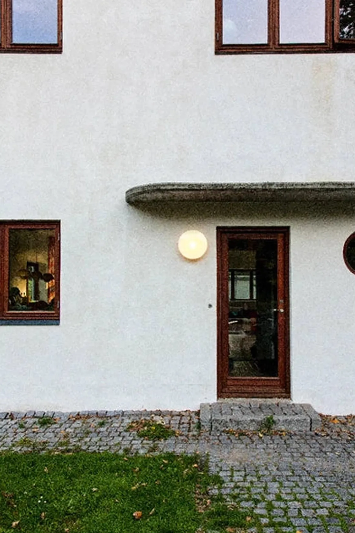 Louis Poulsen AJ Eklipta utendørs vegg/taklampe 35 - Hvit