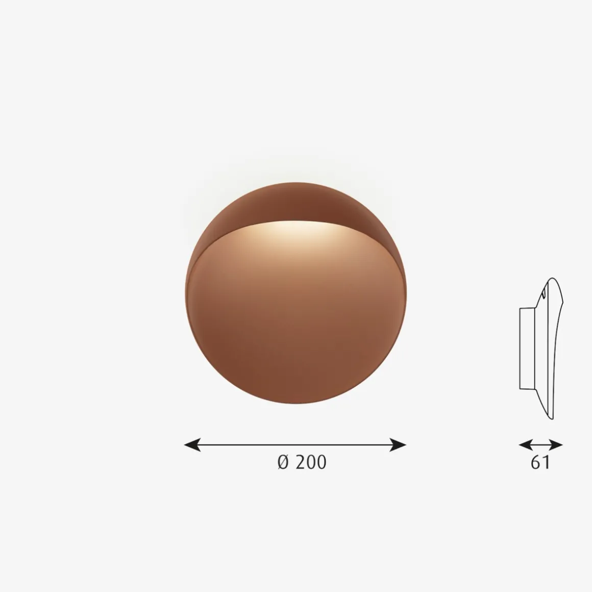 Louis Poulsen Flindt utendørs vegglampe Ø20