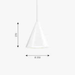 Louis Poulsen Keglen pendel Ø25