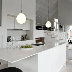 Louis Poulsen Moser taklampe Ø25 - Hvit - Hvit