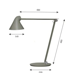 Louis Poulsen NJP bordlampe