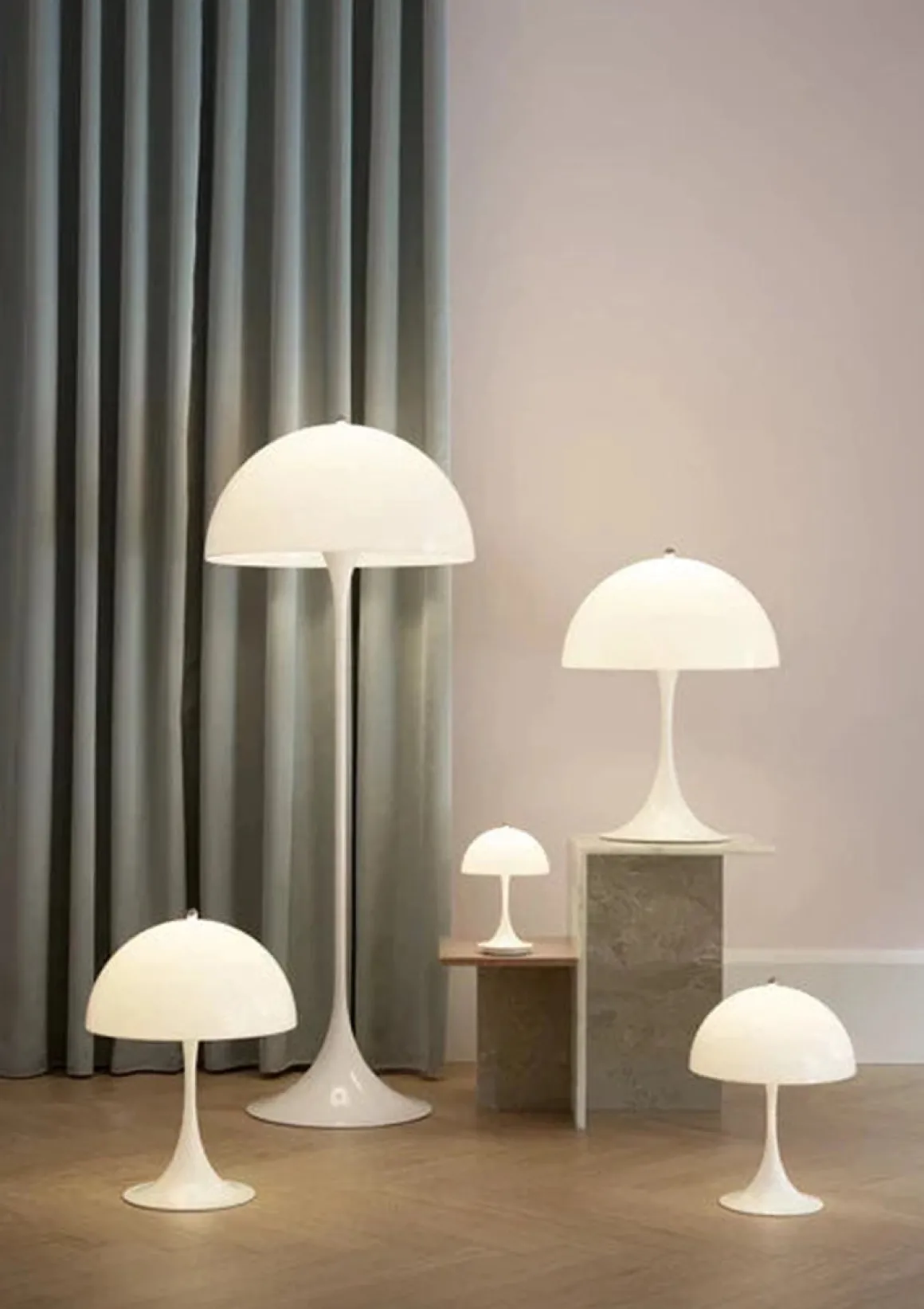 Louis Poulsen Panthella Opal 400 Bordlampe