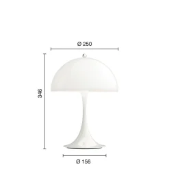 Louis Poulsen Panthella 250 Portable bordlampe
