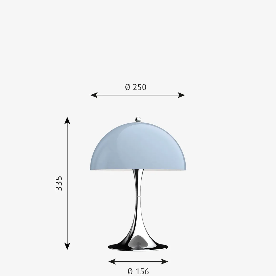 Louis Poulsen Panthella 250 bordlampe