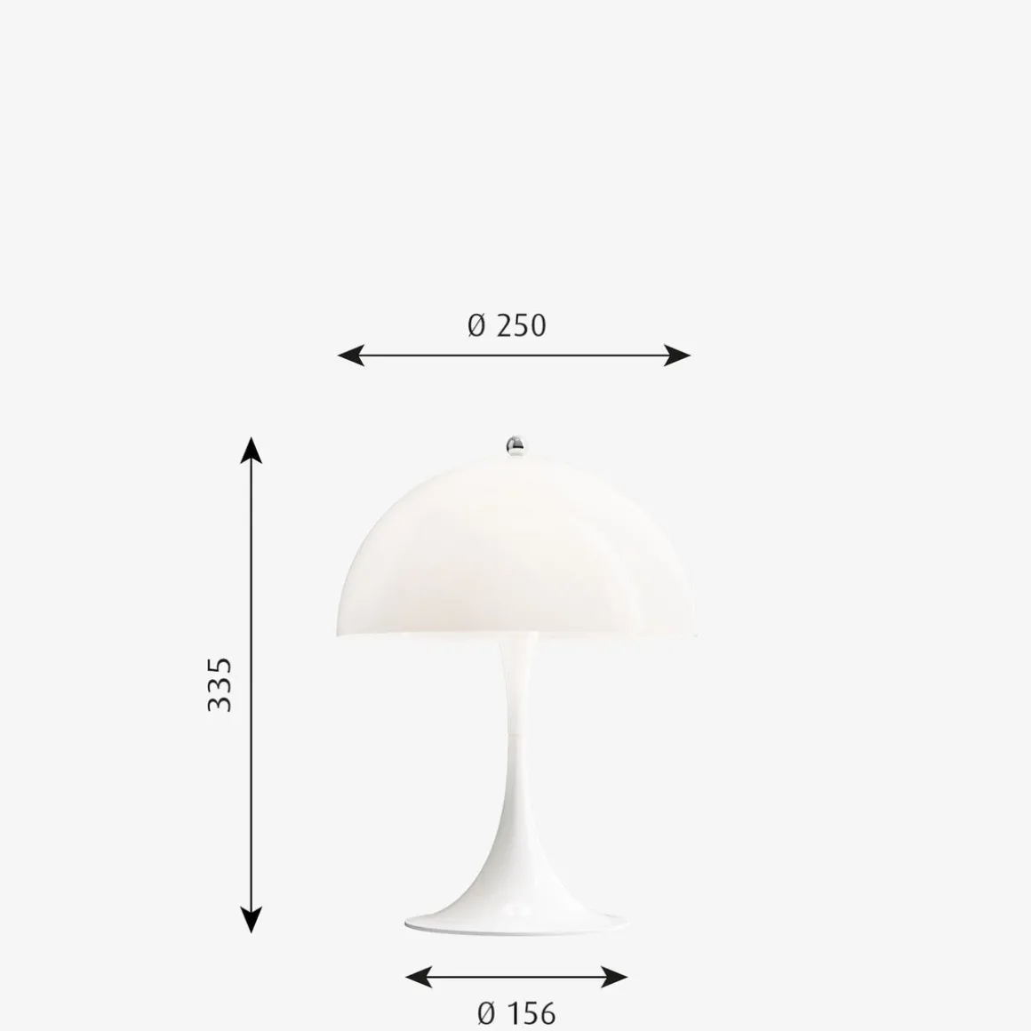 Louis Poulsen Panthella 250 bordlampe