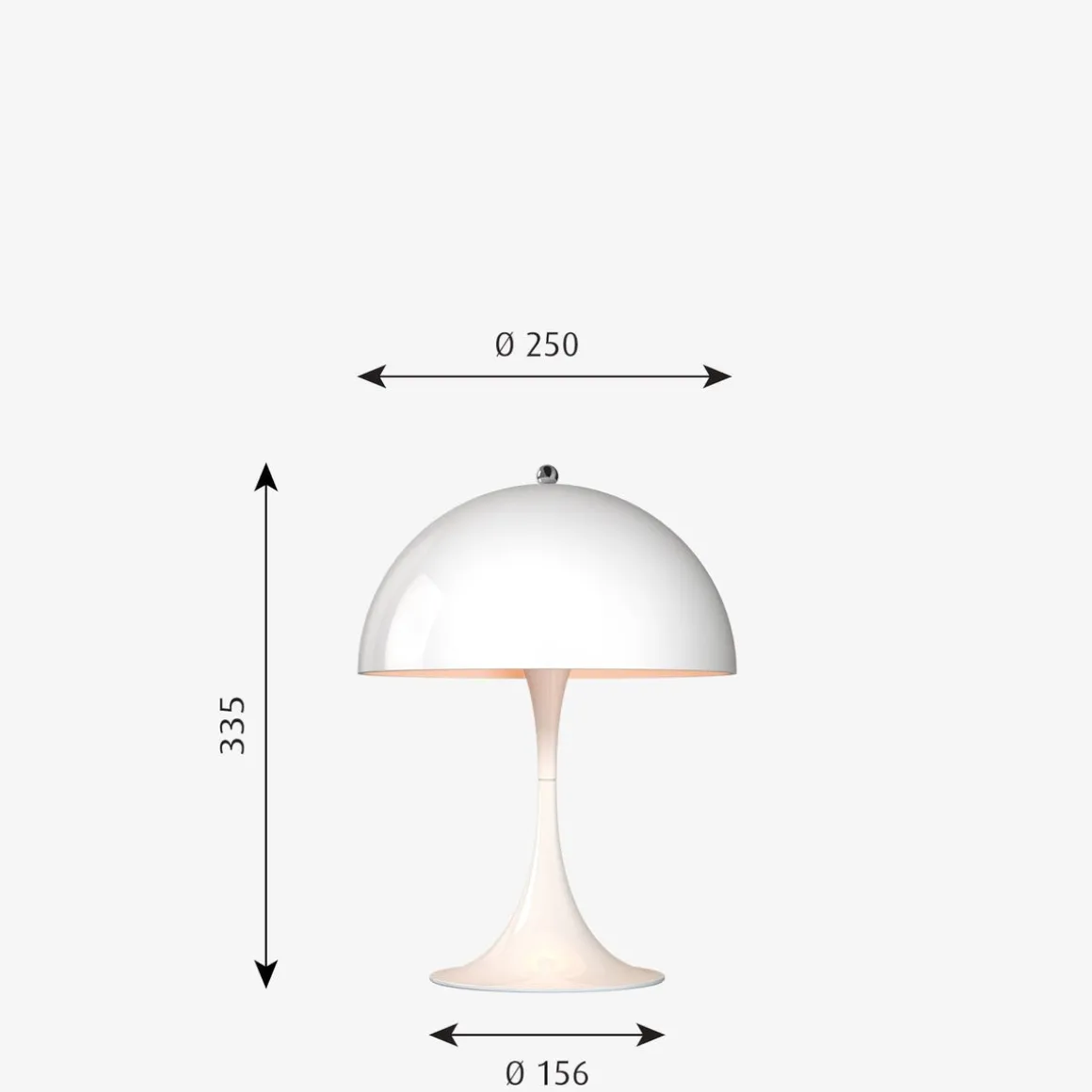 Louis Poulsen Panthella 250 bordlampe