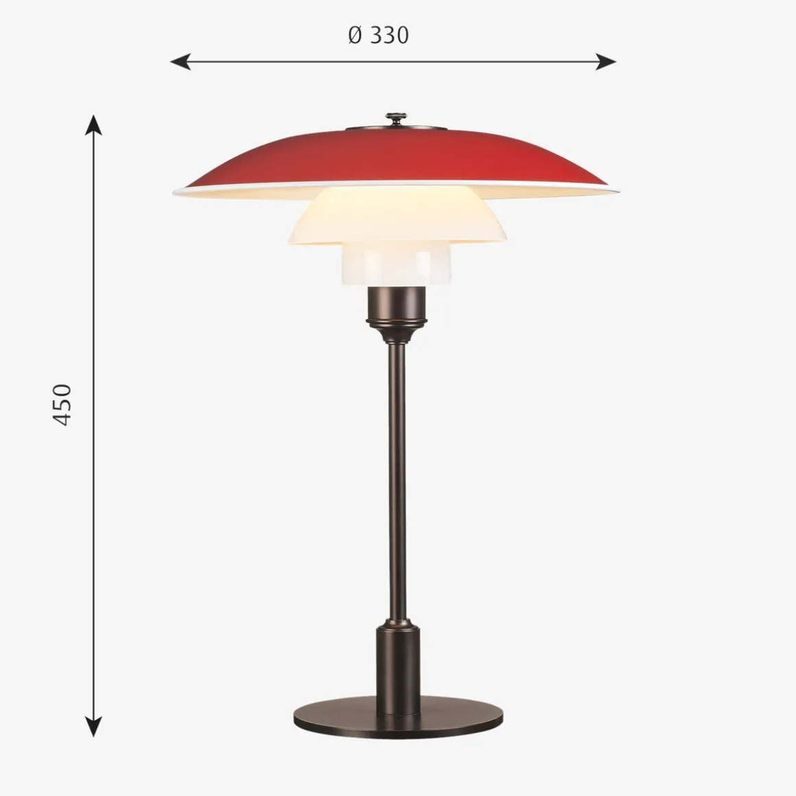 Louis Poulsen PH 31/2-21/2 bordlampe