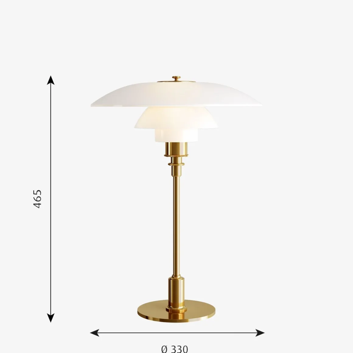 Louis Poulsen PH 31/2-21/2 bordlampe