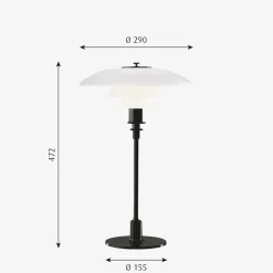 Louis Poulsen PH 3/2 bordlampe