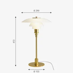 Louis Poulsen PH 3/2 bordlampe