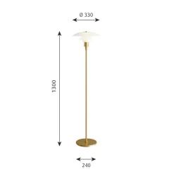 Louis Poulsen PH 3½-2½ gulvlampe