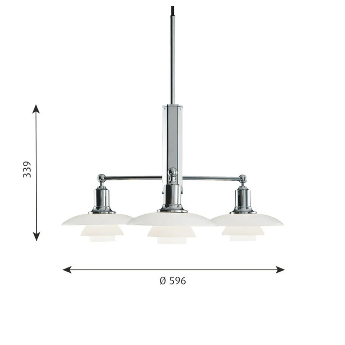 Louis Poulsen PH 2/1 lysekrone