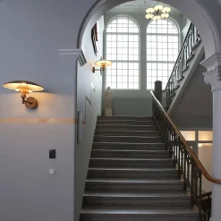 Louis Poulsen PH utendørs vegglampe - Børstet kobber