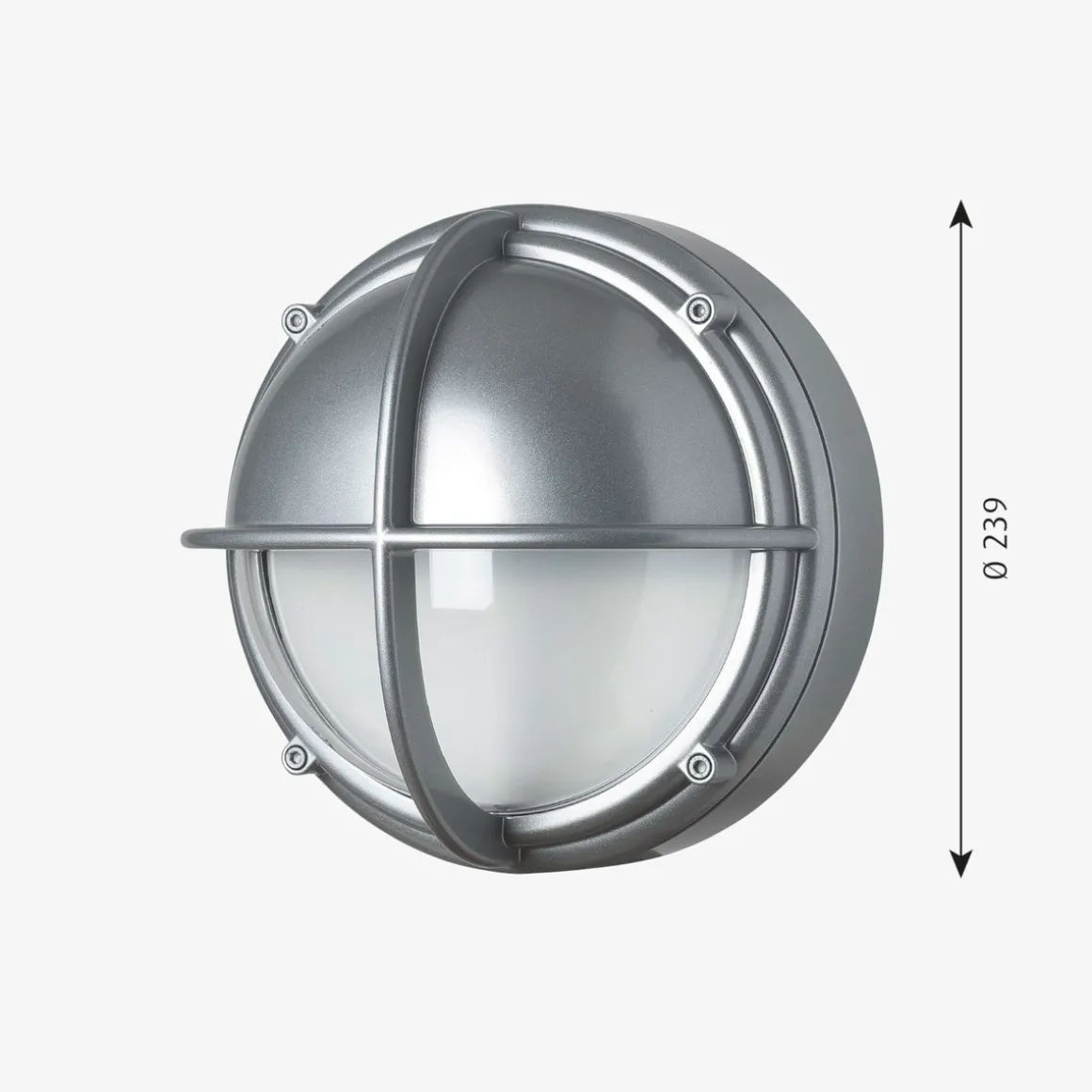 Louis Poulsen Skot utendørs halvskjerm vegglampe