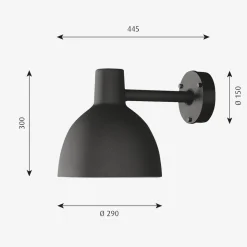 Louis Poulsen Toldbod utendørs vegglampe 29