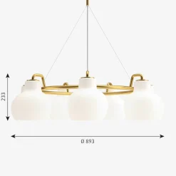Louis Poulsen VL Ring Crown 7 taklampe