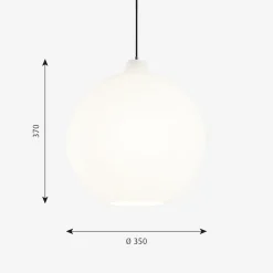 Louis Poulsen Wohlert taklampe Ø35 - Opal