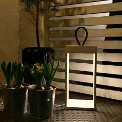 Lucerna lanterne/lykt 30 cm IP65 - Hvit