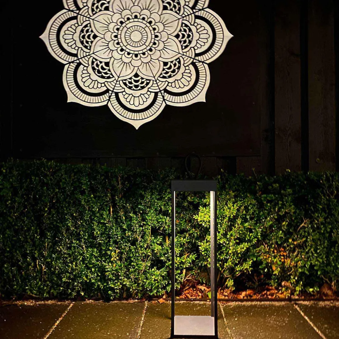 Lucerna lanterne/lykt 50 cm IP65 - Svart