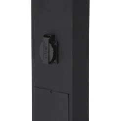 Luton pullert 100 cm m/stikkontakt E27 - Svart